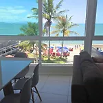 C193 Belo Apartamento De 2 Quartos Em Canasvieiras Com Vista De Frente Para O Mar